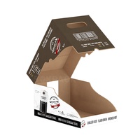 Boîtes de présentation PDQ en carton prêtes à l'emploi, écologiques, biodégradables, pour boissons énergisantes au café froid, sodas, etc.