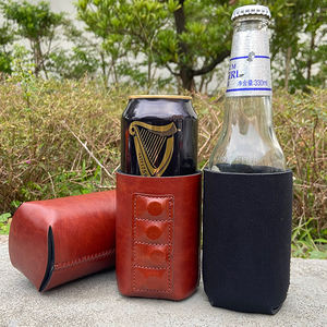 ที่หุ้มกระป๋องหนังแบบเปล่า ที่เก็บกระป๋องแบบมีแม่เหล็ก ที่หุ้มกระป๋องพร้อมโลโก้แบบกำหนดเอง ที่หุ้มกระป๋องเบียร์แบบแม่เหล็ก ที่หุ้มกระป๋องแบบแม่เหล็ก ที่หุ้มขวดแบบแม่เหล็ก - Product Image 5