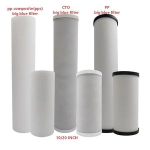 Giá rẻ giá 4.5 "X10/20" nén <span class=keywords><strong>Carbon</strong></span> 1/5 micron CTO lớn màu xanh nước lọc <span class=keywords><strong>Cartridge</strong></span> Lọc yếu tố - Product Image 3