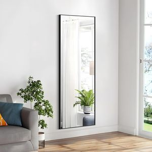 Full Length <strong>Mirror</strong> Rectangle <strong>Mirror</strong> Wall Door Mounted Aluminum Alloy <strong>Frame</strong> for Bedroom Wardrobe Mail Order Packing - Product Image 4