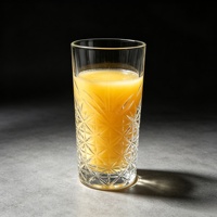 Verre à boisson froide de luxe en verre résistant à la chaleur, avec paille intégrée, design sans pied, pour thé aux fruits, café glacé, jus - Modèle transfrontalier