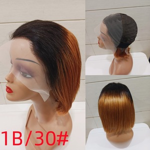 13x4 Lace Frontal 7 Inch Straight <b>Bob</b> <b>Wig</b> 100% Human Hair Short Straight <b>Bob</b> Lace Front <b>Wigs</b> For Women - Product Image 2