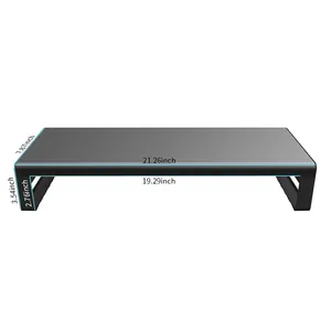 Vaydeer מחשב stand מתכת תצוגת stand riser עם USB hub יציאות ארגונומי מעמד צג