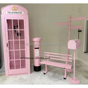 Eventos DE BODA Venta <span class=keywords><strong>Londres</strong></span> Teléfono Fotomatón Estilo Boda Telón de fondo Soporte Cabine Telephonique Decoración Mariage - Product Image 5