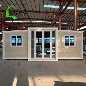 <span class=keywords><strong>Maison</strong></span> conteneur pliable extensible de 20 pieds avec système à double aile qui se transforme en espace de vie spacieux lorsqu'elle est repliée - Product Image 2