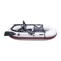 Bateau gonflable matériel de ventre de tube de flotteur de pêche de PVC de petit bateau léger pour une personne