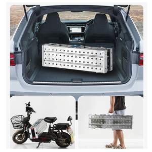 आसान फोल्डिंग गैर-पर्ची घोड़े स्टूल चलना प्लेटफॉर्म 1.4/1.6/1.8 मीटर ऊंचाई समायोज्य - Product Image 1