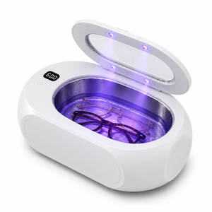 Nettoyeur à ultrasons 600 ml avec minuterie numérique, machine de nettoyage domestique pour lunettes, bijoux, montres, appareils dentaires - Product Image 3
