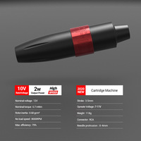 Kit de machine à tatouer rotative professionnelle 2025 pour débutants, 7 encres permanentes colorées, batterie 7-11V, stylo à tatouer à cartouche, course de 3,5 mm