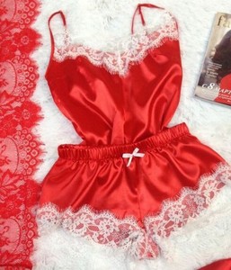 Conjunto de Pijama Sexy de 2 Piezas para Mujer, Pantalones Cortos, Ropa de Dormir, Conjunto de Pijama para Fiesta, Ropa de Dormir - Product Image 6