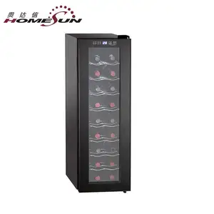 Custom 24 Bottles Vertical Mini Slim Tall Wine Cellar, Slim Wine Cooler Fridge