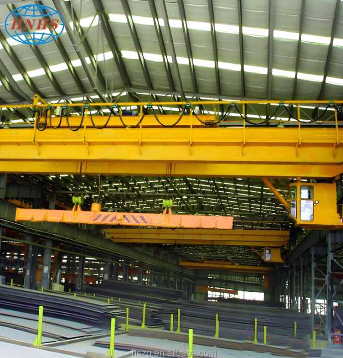 Huasui Qc Type Double Beam Girder Electric Overhead Bridge Crane 30/40