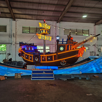 Manège Voiture Volante Bateau Pirate pour Parc d'Attractions à Fort Rendement 2026 |   Équipement d'amusement commercial durable à vendre
