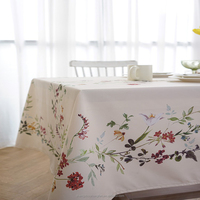 Nappe lavable intérieure et extérieure durable en tissu à ressort résistant aux éclaboussures pour tables rectangulaires, couvertures de table de pique-nique/patio