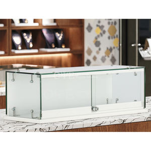 Vitrines en verre personnalisées, présentoirs de <span class=keywords><strong>bijoux</strong></span> de comptoir, présentoirs de collections, design de vitrine, support de table pour <span class=keywords><strong>bijoux</strong></span> - Product Image 5
