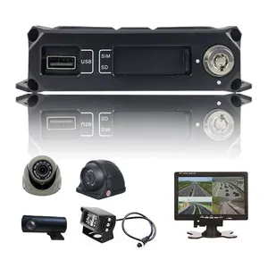 4 ch mdvr система 4ch 4g 1080p Автомобильный видеорегистратор Мобильный комплект для автобуса такси автомобиль тренировочный автомобиль