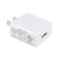 Adaptateur de chargeur secteur USB CUL FCC de haute qualité 5V1A, port USB, chargeur rapide 5W, chargeur mural portable de voyage