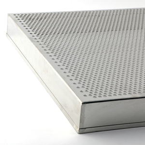 Bandejas Escritorio Impresión dental Bandejas grandes perforadas Superior Inferior Autoclavable Instrumentos de acero inoxidable CE Equipos dentales - Product Image 3