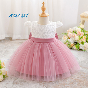 MQATZ gran oferta diseño <span class=keywords><strong>Floral</strong></span> niño vestido cuello redondo niños princesa vestido para cumpleaños bodas fiestas Casual AL3003XZ - Product Image 5