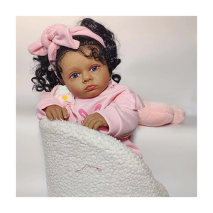 Poupée Reborn en silicone pleine grandeur, bébé réaliste, fini, prêt à être câliné - Product Image 1