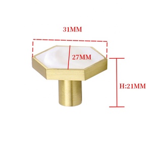 WINSTAR Furniture Handles Knurled Brass <strong>Gold</strong> Cabinet Handle <strong>Pull</strong> for Wardrobe Dresser Cupboard Cabinet <strong>Drawer</strong> Knob - Product Image 6