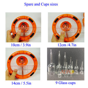 Les fesses AU-7002-V4 améliorent la machine succion des seins thérapie par vide machine de levage des fesses avec tasses en verre - Product Image 4
