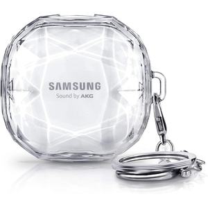 Étui transparent pour <span class=keywords><strong>Samsung</strong></span> <span class=keywords><strong>Galaxy</strong></span> Live Buds2 Pro <span class=keywords><strong>Buds</strong></span> FE Live <span class=keywords><strong>Buds</strong></span> Pro <span class=keywords><strong>Buds</strong></span> 2, coque rigide avec porte-clés - Product Image 1
