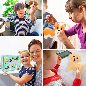 Factory Price <strong>Starter</strong> Hobby <strong>Puppy</strong> Dog Hand Stitching Educational Toy Set Teen Toddler Diy Craft Animal Sewing Kit for Beginners - Product Image 6