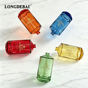 New 2026 CE Certified Luxury Crimp Perfume Spray <b>Bottle</b> 30ml 50ml 100ml Macaron Color Empty Round Glass Perfume Spray <b>Bottle</b> - Product Image 3