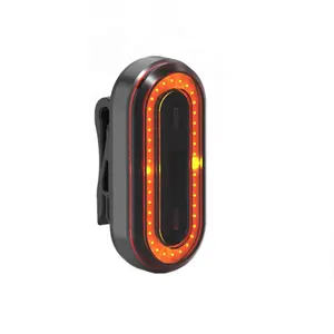 LED אופניים טאיליט USB החייבת אופני אחורי אורות IPX4 עמיד למים אזהרת בטיחות רכיבה על אופניים אור קסדת אופניים אחורי אור