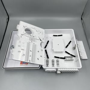 กล่องกระจายใยแก้วนำแสงแบบกลางแจ้ง 32 หรือ 48 คอร์ วัสดุ ABS สำหรับ SC FTTH พลาสติก NAP CTO - Product Image 5