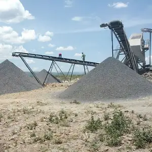 Equipo de trituración de piedra para proyectos de cantera, trituradora de plantas de agregado