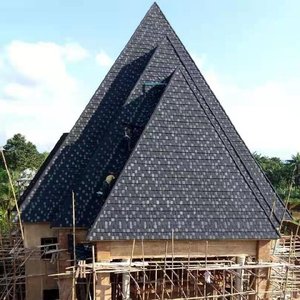 Tuiles de <span class=keywords><strong>toiture</strong></span> métalliques revêtues de pierre, directement de l'usine, longue durée de vie, pour le Kenya, vente en gros en vrac pour le secteur immobilier - Product Image 5