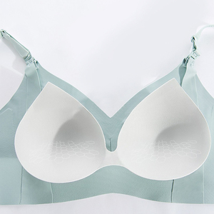 Vente en gros soutien-gorge d'allaitement ajusté sans couture soutien-gorge <span class=keywords><strong>grossesse</strong></span> post-partum soutien-gorge d'allaitement sous-vêtements confortables gilet <span class=keywords><strong>grande</strong></span> <span class=keywords><strong>taille</strong></span> - Product Image 5