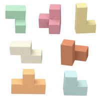 Cord-Würfel Weiches Modulares Kindersofa Verbindbare Schaumstoff-Sitzkissen Wohnmöbel für Kleinkinder zum Lesen, Klettern und Sensorischen Spielen