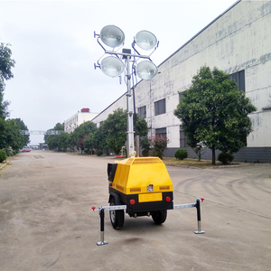 Tour d'éclairage mobile portable de 7m/9m avec générateur pour la construction, 440000 lumens, IP67, 80h d'autonomie continue - Product Image 6