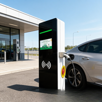 Estación de Carga para Vehículos Eléctricos Jinghu para Exteriores, 7-22kW, Tipo 2, Enchufe de Pared, Plataforma OCPP Lista para Usar, Resistente a la Intemperie IP54, TA-AC-AL-P