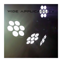 Projecteur LED RGBW 6x20W étanche pour extérieur, IP65, sans fil, DMX512, en alliage d'aluminium, avec support Omega, pour DJ et spectacles en direct