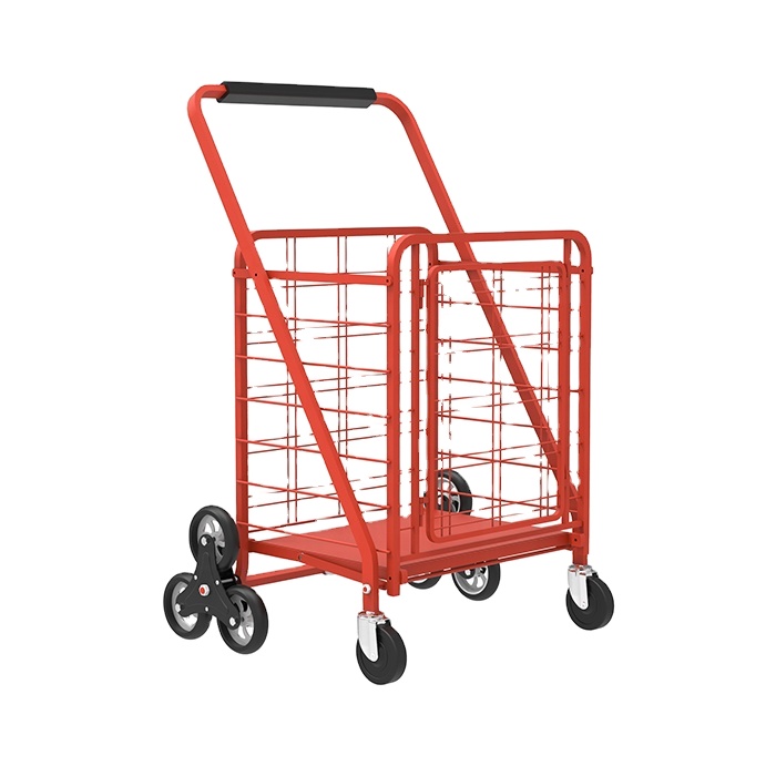 Новый дизайн, фабрика, оптовая продажа, 4 колеса, складные тележки для покупок по лестнице