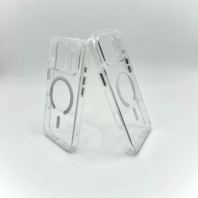 2.5mm Thick High Transparent Anti Yellow Magnetic Shockproof Clear Mobile Phone Case for iPhone 17 Air Pro Max