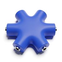 Répartiteur audio portable en forme d'étoile 3,5 mm 5 voies, passif, pour synthétiseur modulaire Eurorack et partage de casque