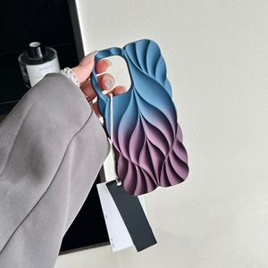 Màu Sắc Sang Trọng 3D Cây Lá Mạ Điện Thoại Bìa Bumper Gradient Màu Long Lanh Điện Thoại Di Động Trường Hợp Đối Với <span class=keywords><strong>iPhone</strong></span> 16 Pro Max 15 14 13 - Product Image 4