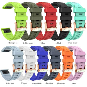 <span class=keywords><strong>Correa</strong></span> de Reloj Deportiva de Silicona de Liberación Rápida de 20 mm para <span class=keywords><strong>Garmin</strong></span> <span class=keywords><strong>Fenix</strong></span> 8 de 47 mm, <span class=keywords><strong>Correa</strong></span> para <span class=keywords><strong>Fenix</strong></span> 7S, 6S, <span class=keywords><strong>5S</strong></span>, Instinct, E 2S, Pulsera para Reloj Inteligente - Product Image 2