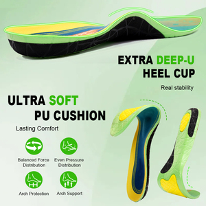 S-King Sport Chaussure Insert Pu Mousse Fasciite Plantaire Forte Arch Support <span class=keywords><strong>Semelles</strong></span> Orthopédique Semelle Orthopédique pour <span class=keywords><strong>Chaussures</strong></span> - Product Image 4