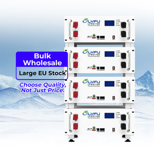 Système de stockage d'énergie domestique LVFU 100Ah 200Ah, batterie LiFePO4 48V à montage en rack avec 6000 cycles pour système solaire 15KW 10KW - Product Image 1