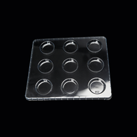 Op maat gemaakte luxe voedselveilige PP blisterverpakking, recyclebaar, 0,3 mm dik, voor chocoladesnacks, voor aangepast merk