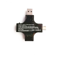 Penguji USB Tipe-C PD, Voltmeter Digital DC, Amperimeter, Pengukur Tegangan Arus, Detektor Amperimeter, Indikator Pengisi Daya Power Bank