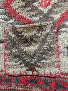 Cárdigan de Cuello Redondo Tejido a Mano, Lujosamente Suave, Ecológico, Informal, con Diseño Intrincado de Trenzas, Transpirable, Cómodo y Antiencogimiento - Product Image 5