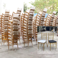 Chaises d'hôtel bon marché en vente chaude, vente en gros, chaises de banquet en métal doré, chaises pivotantes en cuir pour hôtel