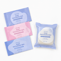 Sachet d'emballage plastique personnalisé pour savon artisanal – Sachet oreiller à scellage arrière pour barre de savon et produits de bain